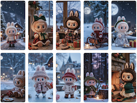Christmas collage